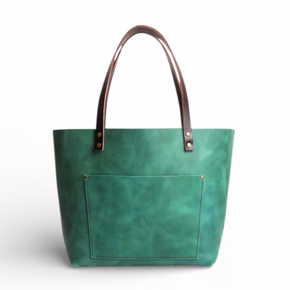 PORTLAND LEATHER Limited Edition Classic Tote Surf